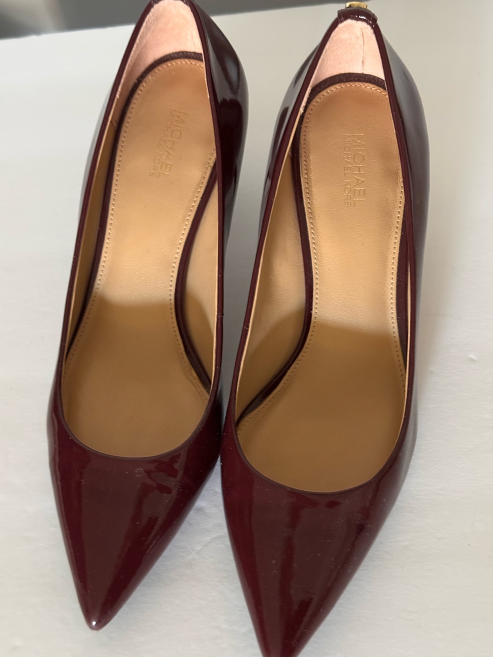 Michael Kors Women's Burgundy Patent Heels